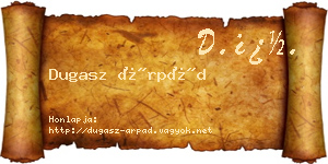 Dugasz Árpád névjegykártya